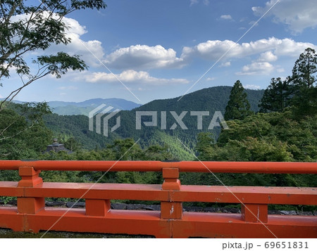 鞍馬寺の山頂から見る鞍馬山の絶景 69651831