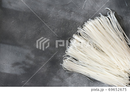 traditional vietnamese pho noodles. ingredient for asian pho bo soup. traditional vietnamese pho noodles. ingredient for asian pho bo soup. 69652675