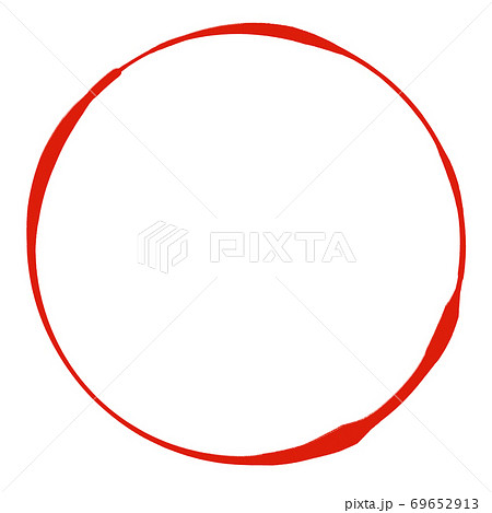 紅色圓圈框 插圖素材 圖庫