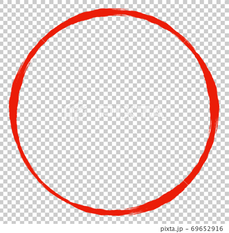 細紅圈框架 插圖素材 圖庫