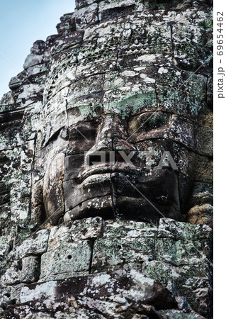 ruins of temple of Bayon, Siem Reap 69654462