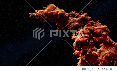 Universe filled with stars, deep space nebula and galaxy 69656181