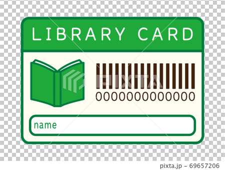 図書貸出しカード_英語 69657206