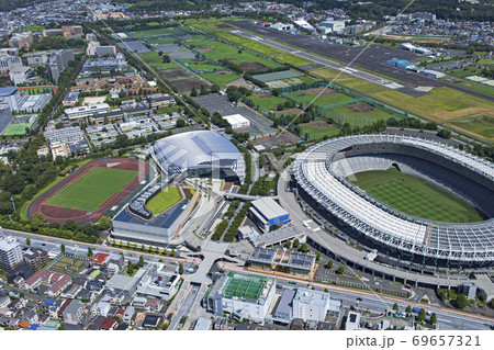 武蔵野スポーツプラザ・東京スタジアム周辺・2020撮影・空撮 武蔵野スポーツプラザ・東京スタジアム周辺・2020撮影・空撮 69657321