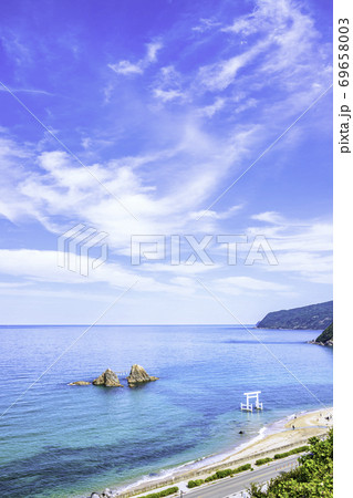 福岡県 糸島市 夫婦岩の絶景を楽しめるドライブコース 福岡県 糸島市 夫婦岩の絶景を楽しめるドライブコース 69658003