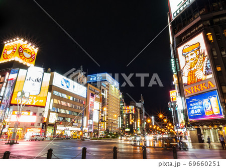 札幌　すすきの　夜景 69660251