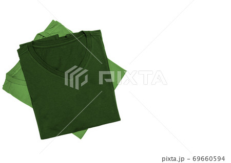 V-neck T-shirt isolated on white background V-neck T-shirt isolated on white background 69660594