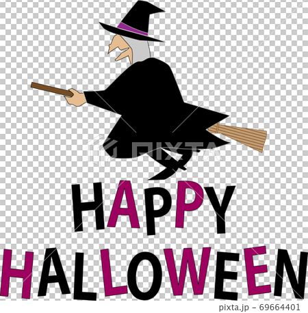 ハロウィンの魔女 69664401