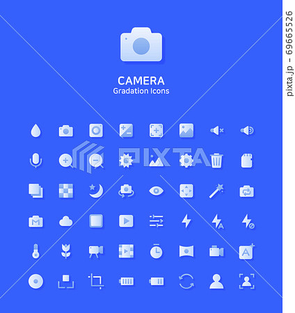 Set of thin lines icons 026 69665526