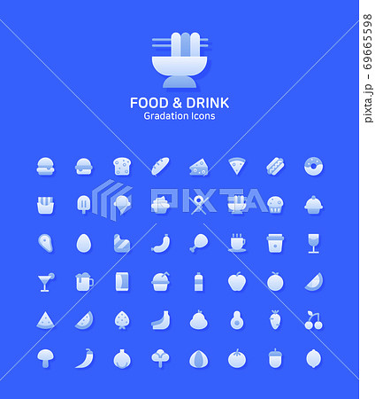 Set of thin lines icons 011 69665598
