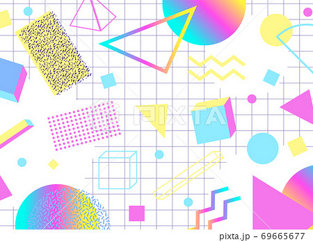 Abstract multicolor geometric background illustration 006 69665677