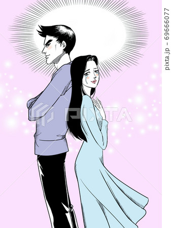 Concept of comic book cartoon pop art retro style illustration 014 Concept of comic book cartoon pop art retro style illustration 014 69666077