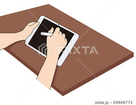 オンラインタブレット授業 69666773