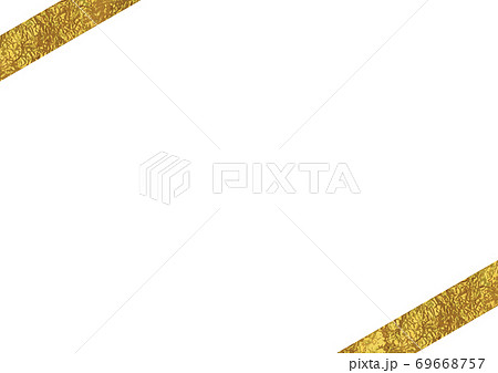 金色のリボン飾り 69668757
