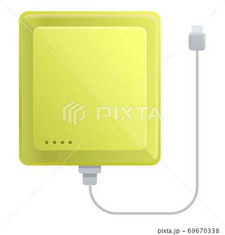 Phone power bank icon, cartoon style 69670338