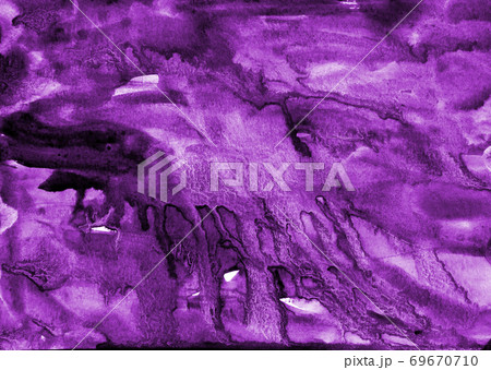 Abstract lilac watercolor on paper texture as background 69670710