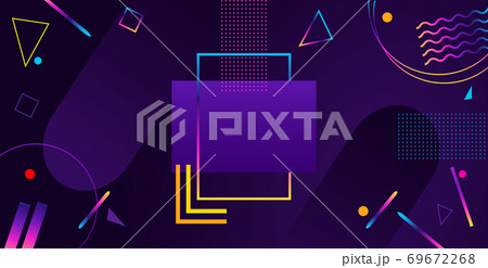 Abstract geometric ultraviolet background. Modern futuristic style. Abstract geometric ultraviolet background. Modern futuristic style. 69672268