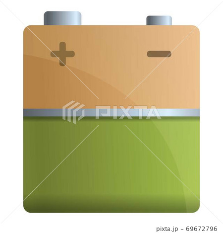 Power battery icon, cartoon style 69672796