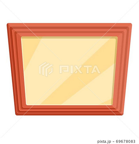 Composition photo frame icon, cartoon style 69678083
