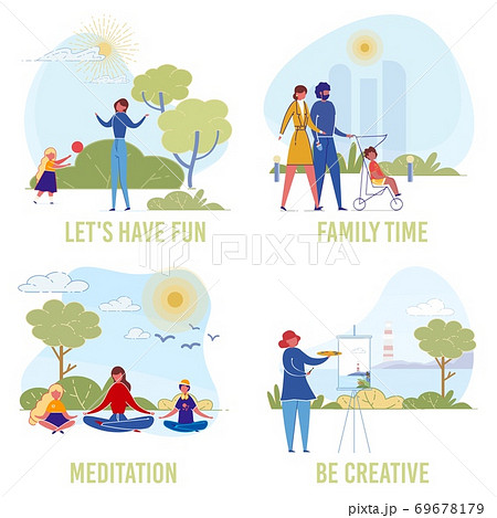 People Lead Healthy, Active and Creative Lifestyle People Lead Healthy, Active and Creative Lifestyle 69678179