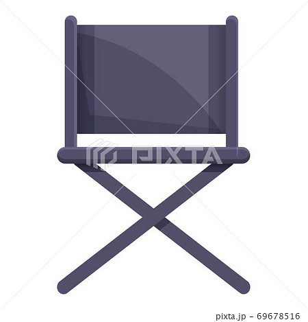 Cinema director chair icon, cartoon style 69678516