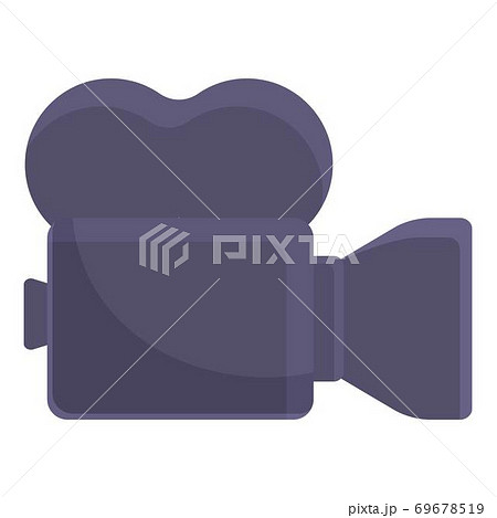 Video editing cinema camera icon, cartoon style 69678519