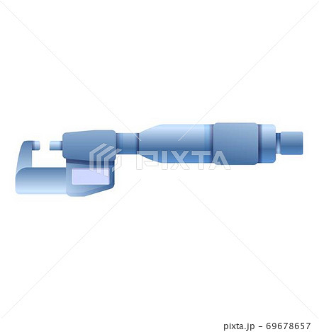 Gauge micrometer icon, cartoon style 69678657