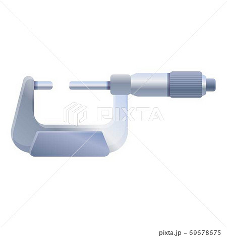 Engineering micrometer icon, cartoon style 69678675