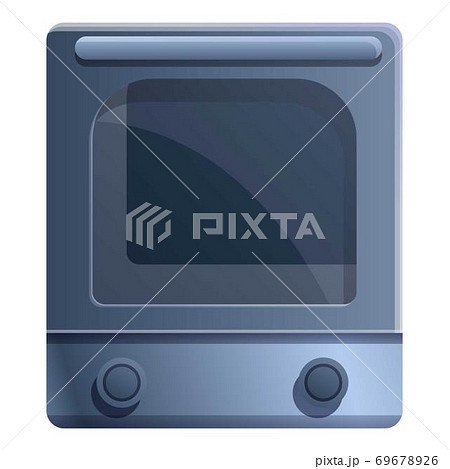 Convection oven icon, cartoon style 69678926