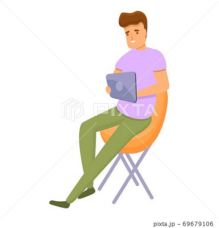 Outsource programmer icon, cartoon style 69679106