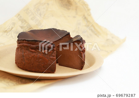 チョコレートケーキ/ケーキ断面 チョコレートケーキ/ケーキ断面 69679287
