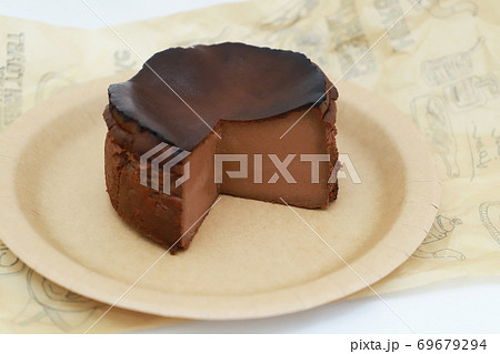 チョコレートケーキ/ケーキ断面 チョコレートケーキ/ケーキ断面 69679294