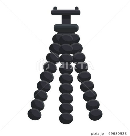 Flexible tripod icon, cartoon style 69680928