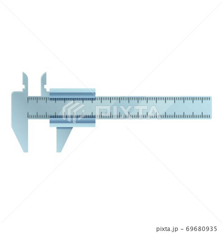 Control caliper icon, cartoon style 69680935