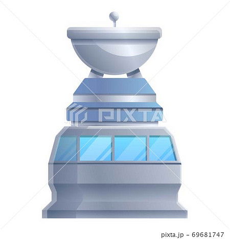 Planet space station icon, cartoon style Planet space station icon, cartoon style 69681747