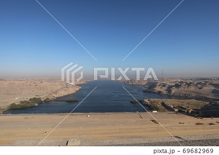 エジプトの巨大ダム、アスワンハイダム(Aswan High Dam in Egypt) エジプトの巨大ダム、アスワンハイダム(Aswan High Dam in Egypt) 69682969