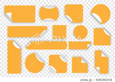 Set of colorful stickers 69686048