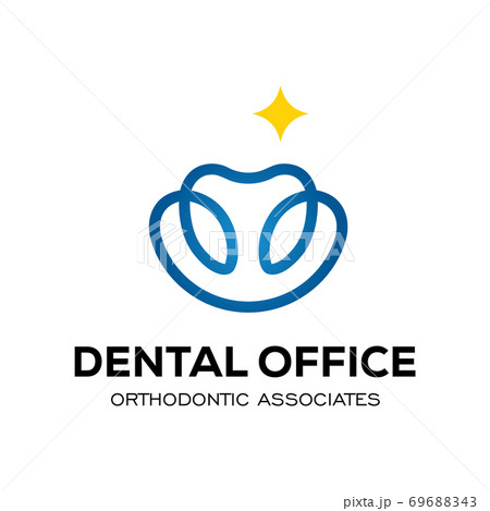 Dental Clinic Logo Design Dentist Logo Tooth abstract Linear Dentist stomatology	 69688343