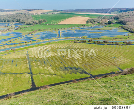 View of Cuckmere river, Sussex View of Cuckmere river, Sussex 69688397