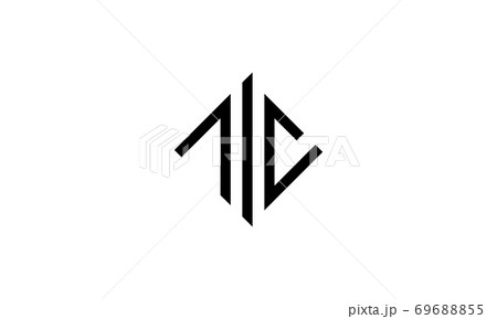 Letter A with I and C logo design template 69688855