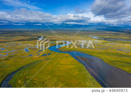 Avacha river delta on Kamchatka Avacha river delta on Kamchatka 69690973