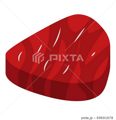 Steak icon, isometric style 69691678