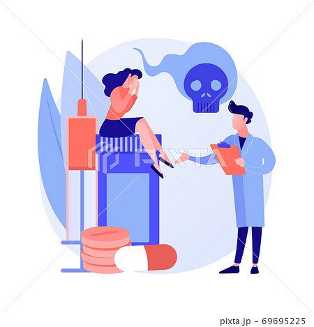 Drug rehab center abstract concept vector illustration. Drug rehab center abstract concept vector illustration. 69695225