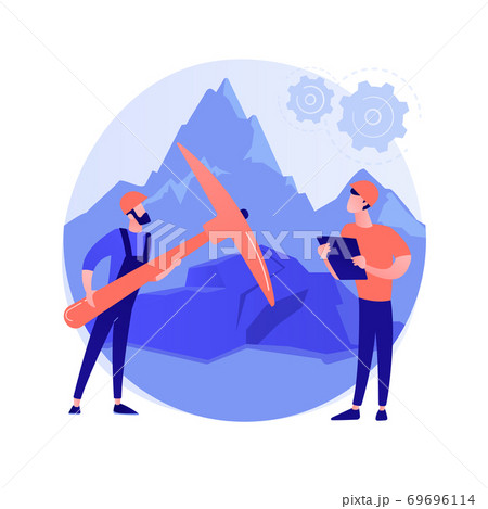 Petrology abstract concept vector illustration. Petrology abstract concept vector illustration. 69696114