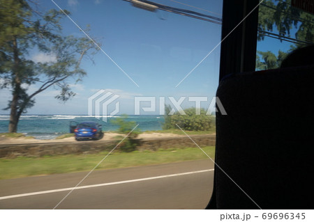ハワイ　オワフ島　一周 69696345