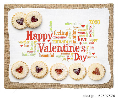 Happy Valentines Day word cloud 69697576