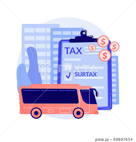 Transportation surtax abstract concept vector illustration. Transportation surtax abstract concept vector illustration. 69697654