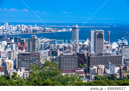 《兵庫県》神戸都市風景・諏訪山公園のながめ 《兵庫県》神戸都市風景・諏訪山公園のながめ 69699027