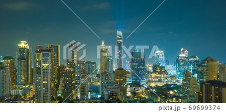 Panorama view of Bangkok modern city Panorama view of Bangkok modern city 69699374