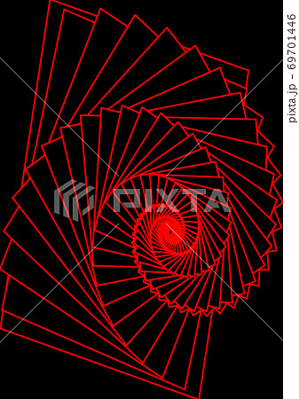 Template for text vector red spiral on a black background. Template for text vector red spiral on a black background. 69701446